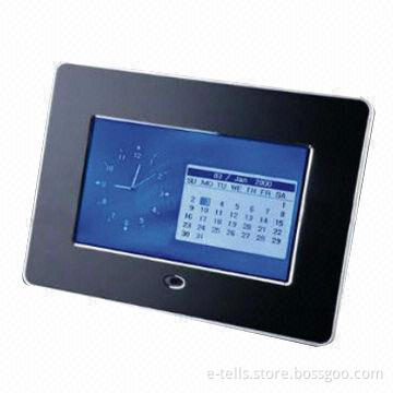 Drawbench Style 7-inch Digital Photo Frame with 16:9 Panel Ratio
